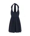Armani Exchange Halter Neck Dress In Black