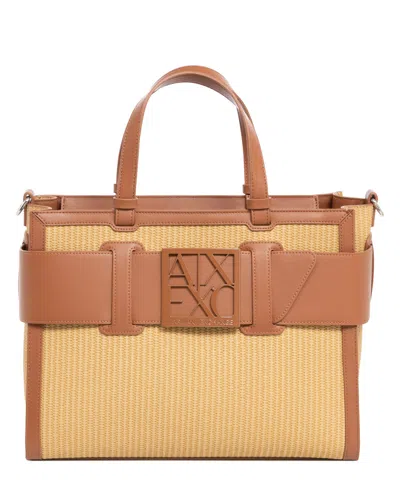 Armani Exchange Handbag In Beige