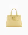 Armani Exchange Handbag With Asv Logo Detail In Yellow