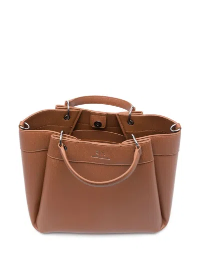 Armani Exchange Handbags Woman In Marrone