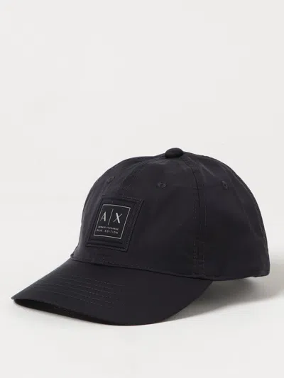 Armani Exchange Hat Men  In Black