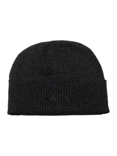 Armani Exchange Hats In Black