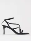Armani Exchange Multi-strap Sandals In Black