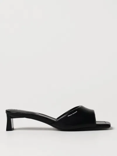 Armani Exchange Heeled Sandals  Woman Color Black In 黑色