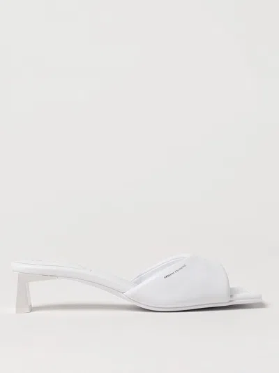 Armani Exchange Heeled Sandals  Woman Color White In 白色