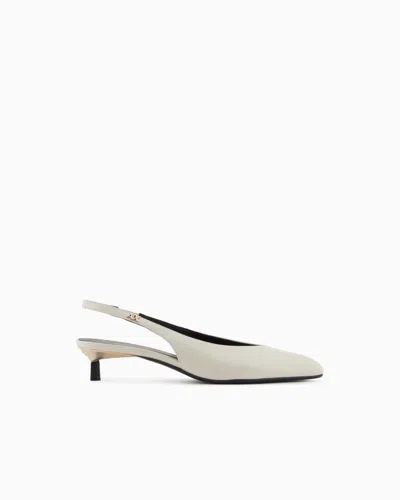 Armani Exchange Heels In Neutral