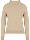 Armani Exchange Turtleneck Sweater With Soft Collar In 中性色