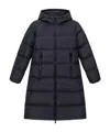 Armani Exchange Hooded Down Jacket In Blue