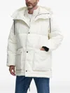 Armani Exchange Hooded Pocket Jacket In White
