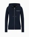 Armani Exchange Hoodie With Logo In Navy Blue