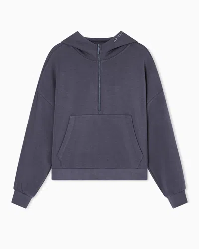 Armani Exchange Hoodies In Blue