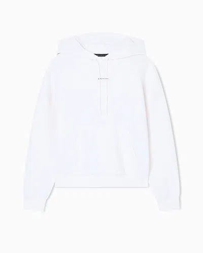 Armani Exchange Hoodies In White