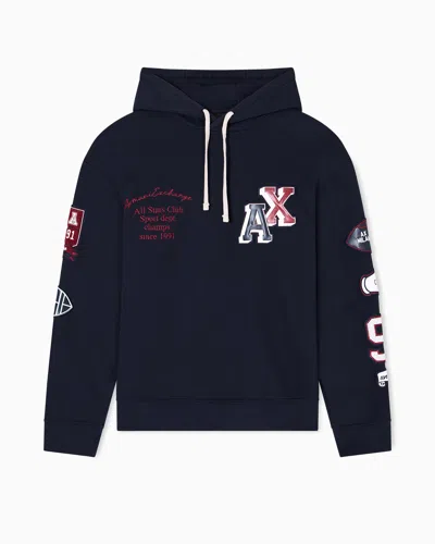 Armani Exchange Hoodies In Black