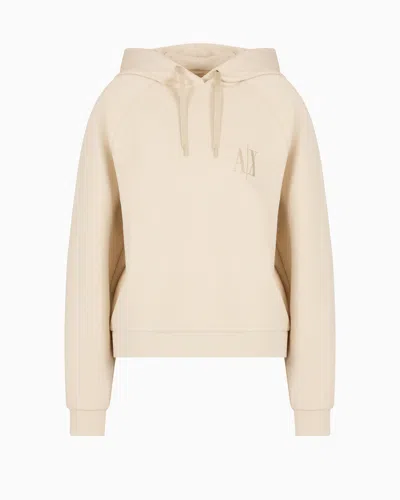 Armani Exchange Hoodies In Beige