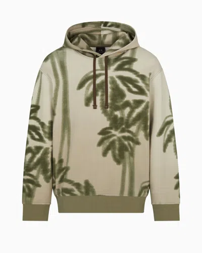 Armani Exchange Hoodies In Beige