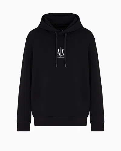 ARMANI EXCHANGE HOODIE WITH EMBROIDERED LOGO