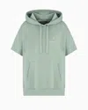 Armani Exchange Short Sleeve Sweatshirt In Green