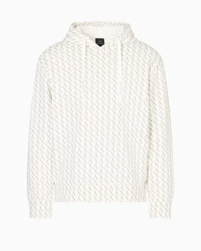 Armani Exchange Hoodies In White
