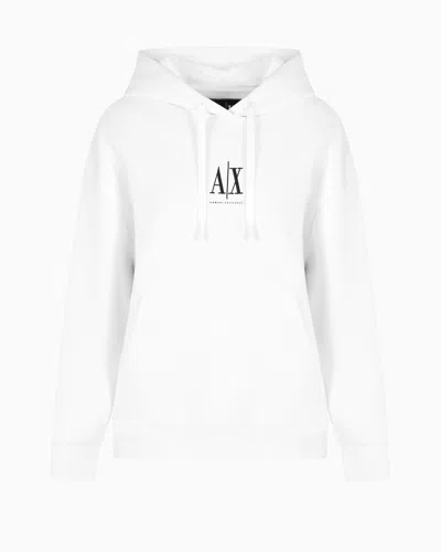 Armani Exchange Hoodies In White