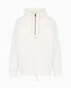 Armani Exchange Hoodies In White