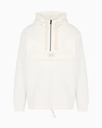 Armani Exchange Hoodies In White