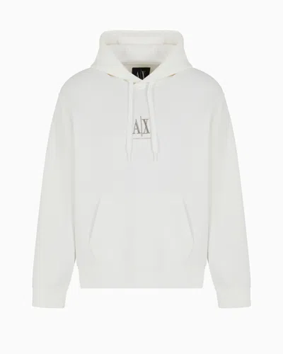 Armani Exchange Hoodies In White