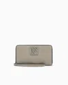 Armani Exchange Horizontal Wallet With Logo In Brown