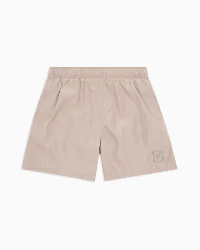 Armani Exchange Icon Project Boxer Costume In Beige