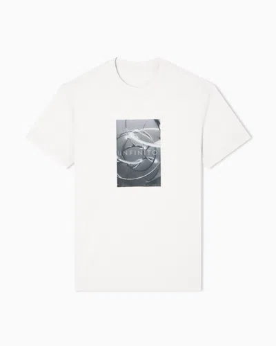 Armani Exchange Infinity Regular Fit T-shirt In White