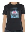 Armani Exchange Item O-neck Short-sleeved T-shirt In Black