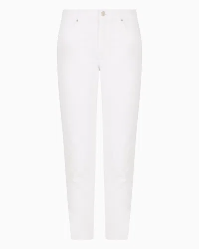 Armani Exchange J01 Super Skinny Jeans With Lunar New Year Embroidery In White