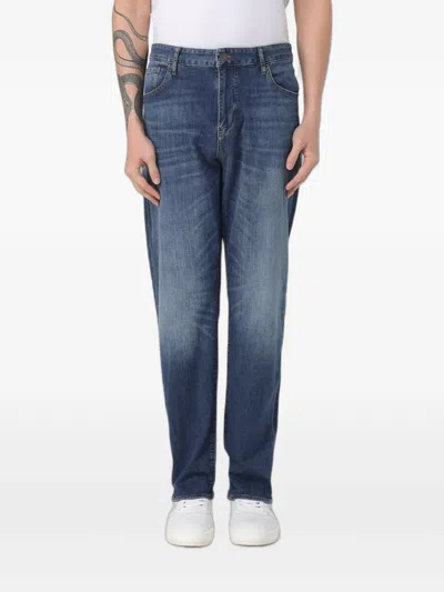 Armani Exchange J13 Slim Fit Jeans In Blue