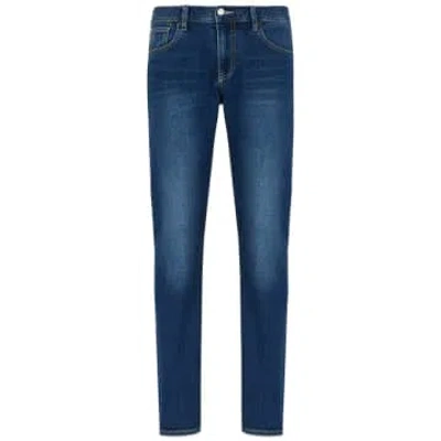 Armani Exchange J13 Slim Fit Jeans In Blue