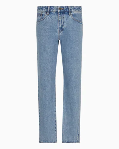 Armani Exchange J13 Slim Fit Jeans In Cotton Denim In Blue