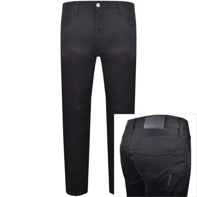 Armani Exchange J13 Slim Fit Trousers Deep Navy In Blue