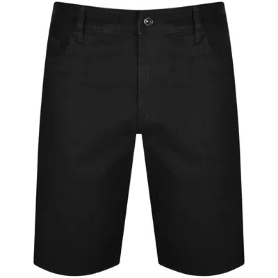 Armani Exchange J65 Slim Denim Shorts Black