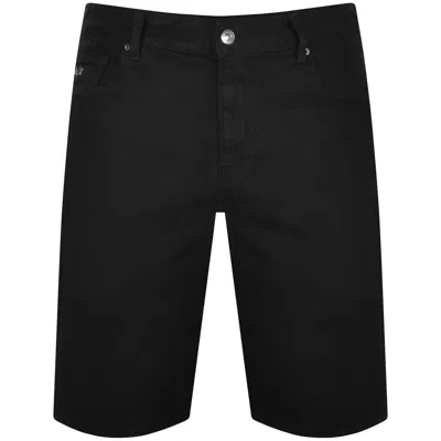 Armani Exchange J65 Slim Denim Shorts Black