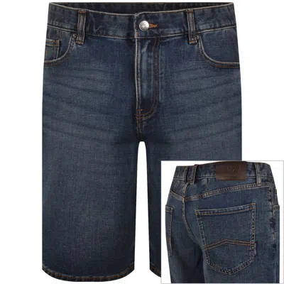 Armani Exchange J65 Slim Denim Shorts Blue
