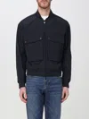 Armani Exchange Zip-up Bomber Jacket In Navy