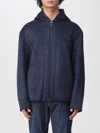 Armani Exchange Jacket  Men Color Navy In Animal Print
