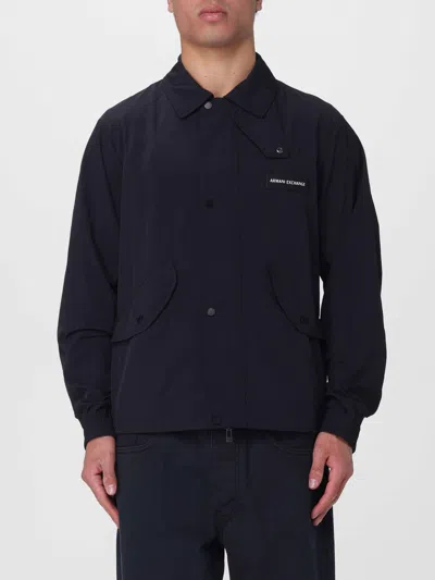 Armani Exchange Jacket Men  In Black