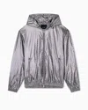 Armani Exchange Jacket With Allover Logo In Gray