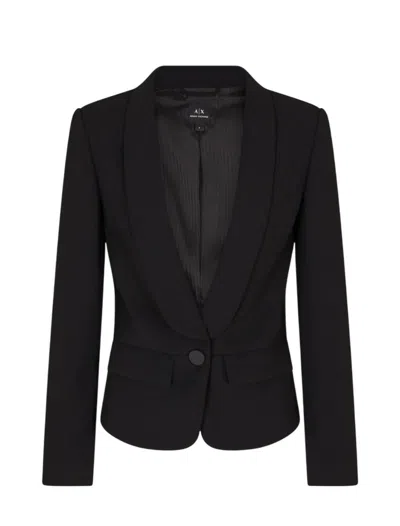 Armani Exchange Jackets In Black