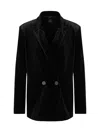 Armani Exchange Woman Blazer Black Size 4 Lyocell In Black