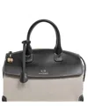 Armani Exchange Asv Handbag Trunk In Black