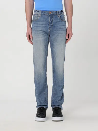 Armani Exchange Jeans  Men Color Denim In 牛仔布