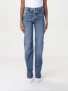 Armani Exchange Logo-appliqué Washed Tapered Jeans In Denim