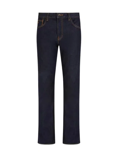 Armani Exchange Jeans In Dark Blue Denim