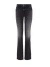 Armani Exchange Jeans  Woman Color Black In Grigio Neri E Grigi