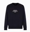 Armani Exchange Logo-detail Sweatshirt In Blue